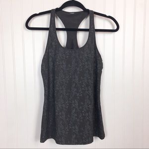Grey Floral Fabletics Tank